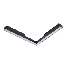 Магнітний трековий світильник Azzardo AZ4613 Saga TRACK MAGNETIC CORNER A 24W MILKY120 3000K BK, 24 Вт, 1200 лм, 3000K