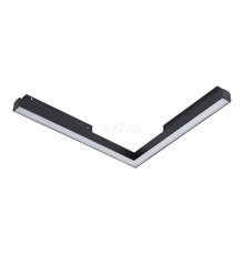 Магнітний трековий світильник Azzardo AZ4615 Saga TRACK MAGNETIC CORNER A 24W MILKY120 4000K BK, 24 Вт, 1300 лм, 4000K