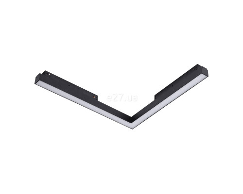 Магнітний трековий світильник Azzardo AZ4615 Saga TRACK MAGNETIC CORNER A 24W MILKY120 4000K BK, 24 Вт, 1300 лм, 4000K