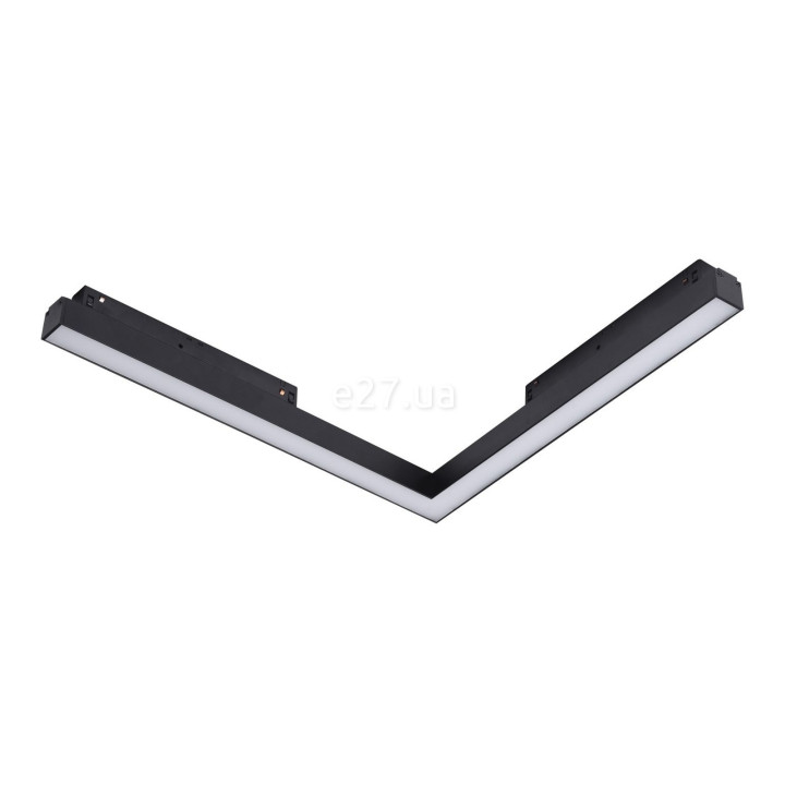 Магнітний трековий світильник Azzardo AZ4615 Saga TRACK MAGNETIC CORNER A 24W MILKY120 4000K BK, 24 Вт, 1300 лм, 4000K · Azzardo · azzardo-az4615