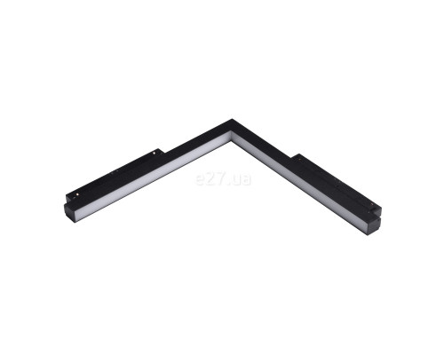 Магнітний трековий світильник Azzardo AZ4617 Saga TRACK MAGNETIC CORNER B 24W MILKY120 3000K BK, 24 Вт, 1200 лм, 3000K