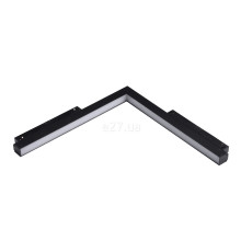 Магнітний трековий світильник Azzardo AZ4619 Saga TRACK MAGNETIC CORNER B 24W MILKY120 4000K BK, 24 Вт, 1300 лм, 4000K