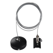 Тросовий підвіс Azzardo AZ4747 Track 1 Line TRACK 1LINE PENDANT ACCESSORY 1.5m BK · Azzardo · azzardo-az4747