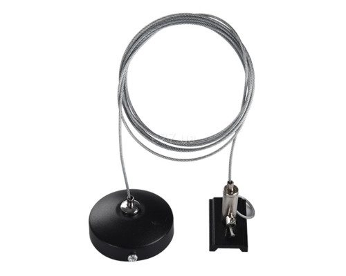 Тросовий підвіс Azzardo AZ4747 Track 1 Line TRACK 1LINE PENDANT ACCESSORY 1.5m BK