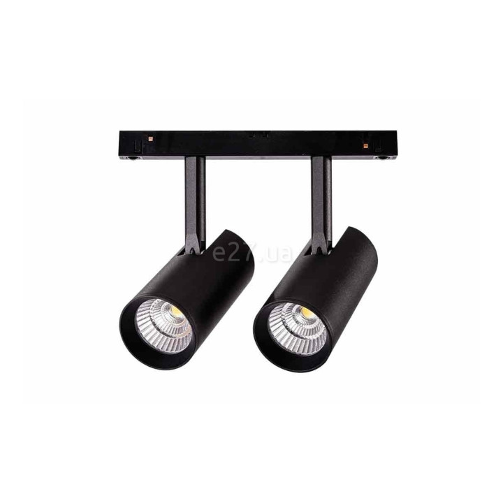 Магнітний трековий світильник Azzardo AZ4838 Alfa Makita 2 Track Magnetic 2x7W CCT BLUETOOTH BLACK, 7 Вт, 1100 лм, 3000-6000K · Azzardo · azzardo-az4838