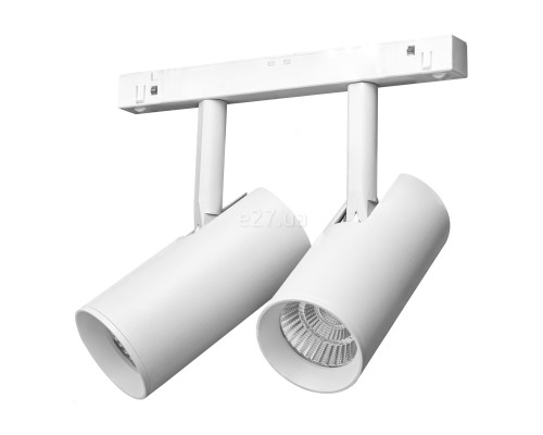 Магнітний трековий світильник Azzardo AZ4839 Alfa Makita 2 Track Magnetic 2x7W CCT BLUETOOTH WHITE, 7 Вт, 1100 лм, 3000-6000K