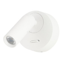 Спот Azzardo AZ5627 LUGANO ROUND WALL WH, 3 Вт, 213 лм, 3000К · Azzardo · azzardo-az5627