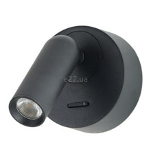 Спот Azzardo AZ5628 LUGANO ROUND WALL BK, 3 Вт, 213 лм, 3000К