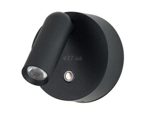 Спот Azzardo AZ5630 COMO ROUND WALL BK, 3 Вт, 206 лм, 3000К