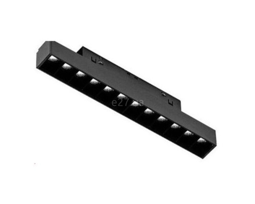 Магнітний трековий світильник Azzardo AZ6240 ALFA KIRA TRACK MAGNETIC 2LINE 12W CCT SWITCH DIM BK, 12 Вт, 3000K/4000K/6000K