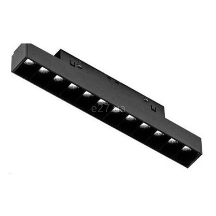 Магнітний трековий світильник Azzardo AZ6240 ALFA KIRA TRACK MAGNETIC 2LINE 12W CCT SWITCH DIM BK, 12 Вт, 3000K/4000K/6000K · Azzardo · azzardo-az6240