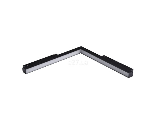 Магнітний трековий світильник Azzardo AZ6245 ALFA SAGA TRACK MAGNETIC 2LINE CORNER B 24W CCT SWITCH DIM BK, 24 Вт, 3000K/4000K/6000K