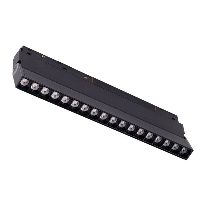 Магнітний трековий світильник Azzardo AZ6247 ALFA CYRUS TRACK MAGNETIC 2LINE 24W CCT SWITCH DIMM BK, 24 Вт, 3000K/4000K/6000K · Azzardo · azzardo-az6247