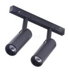 Магнітний трековий світильник Azzardo AZ6252 ALFA NIKO 2 TRACK MAGNETIC 2LINE 2X7W CCT SWITCH DIM BK, 7 Вт, 3000K/4000K/6000K
