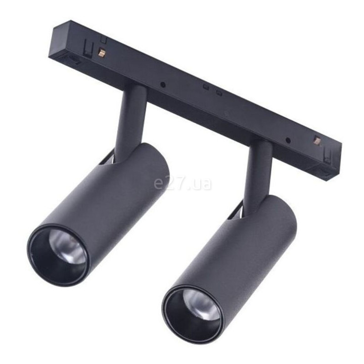 Магнітний трековий світильник Azzardo AZ6252 ALFA NIKO 2 TRACK MAGNETIC 2LINE 2X7W CCT SWITCH DIM BK, 7 Вт, 3000K/4000K/6000K · Azzardo · azzardo-az6252