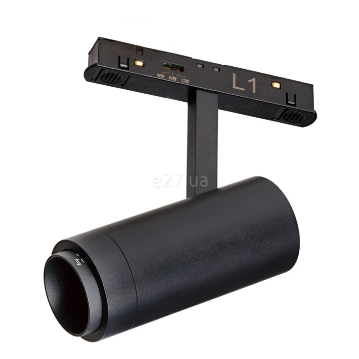 Магнітний трековий світильник Azzardo AZ6256 ALFA OPTICA TRACK MAGNETIC 2LINE 12W CCT SWITCH DIM BK, 12 Вт, 3000K/4000K/6000K · Azzardo · azzardo-az6256