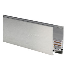 Магнітний шинопровід 1м Azzardo AZ6356 ALFA TRACK MAGNETIC52 1m + 2x END CAP ANODISED SILVER