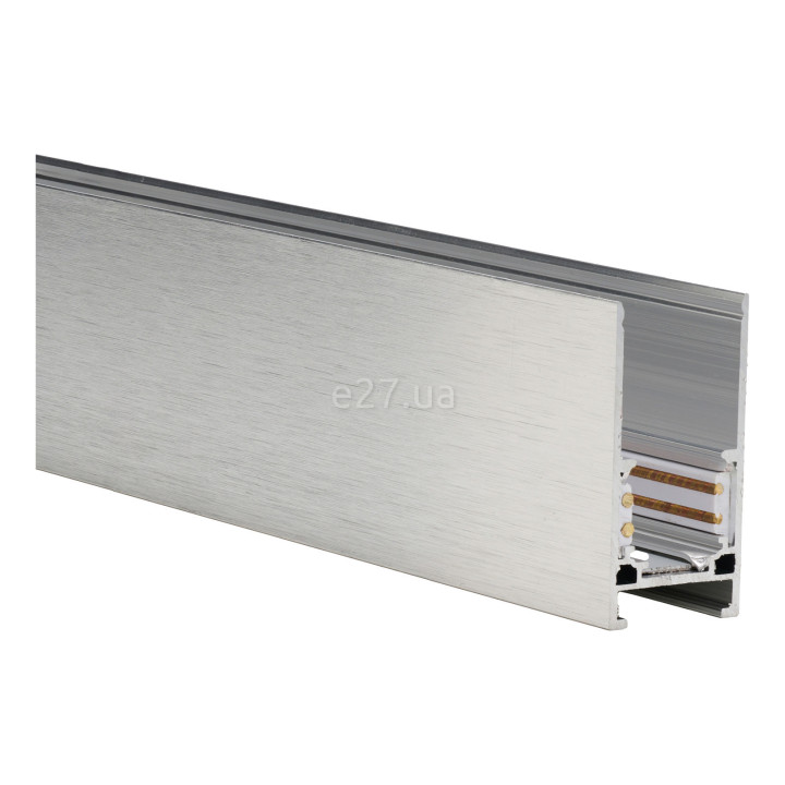 Магнітний шинопровід 1м Azzardo AZ6356 ALFA TRACK MAGNETIC52 1m + 2x END CAP ANODISED SILVER · Azzardo · azzardo-az6356