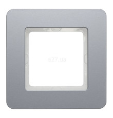 Рамка 1 пост Berker 10116074 Q.7, алюміній, метал