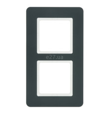 Рамка 2 поста Berker 10126186 Q.7, антрацит, пластик