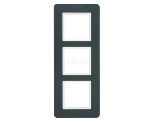 Рамка 3 поста Berker 10136186 Q.7, антрацит, пластик