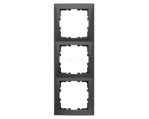 Рамка 3 поста Berker 10139949 S.1, антрацит, пластик