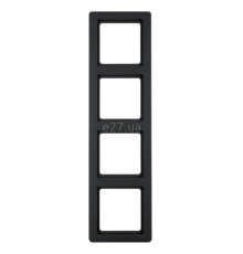 Рамка 4 поста Berker 10146086 Q.1, антрацит, пластик