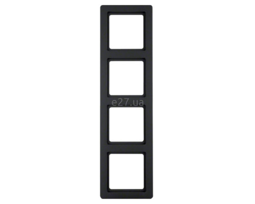 Рамка 4 поста Berker 10146086 Q.1, антрацит, пластик