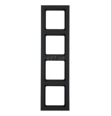 Рамка 4 поста Berker 10146096 Q.3, антрацит, пластик