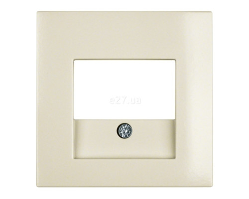 Лицьова панель Berker 10338912 S.1/B.3/B.7, білий, пластик
