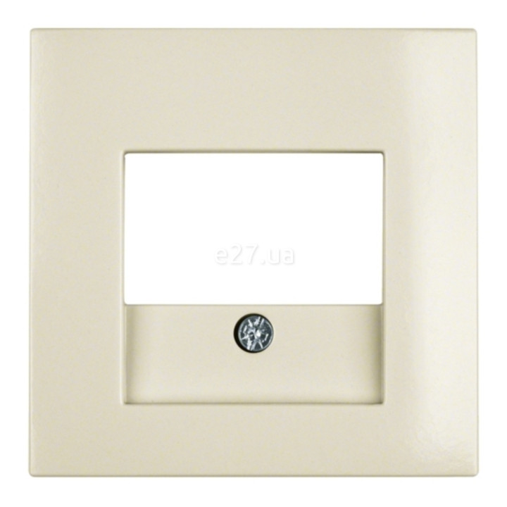 Лицьова панель Berker 10338912 S.1/B.3/B.7, білий, пластик · Berker · berker-10338912