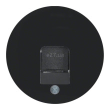 Лицьова панель Berker 11702045 R.1/R.3/R.8, чорний, пластик · Berker · berker-11702045