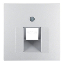 Лицьова панель розетки RJ45 Berker 14071404 S.1/B.3/B.7, алюміній, пластик · Berker · berker-14071404