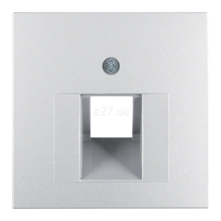 Лицьова панель розетки RJ45 Berker 14071404 S.1/B.3/B.7, алюміній, пластик · Berker · berker-14071404
