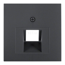 Лицьова панель розетки RJ45 Berker 14071606 S.1/B.3/B.7, антрацит, пластик · Berker · berker-14071606
