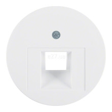 Лицьова панель розетки RJ45 Berker 14072089 R.1/R.3/R.8/R.Classic, полярно-білий, пластик · Berker · berker-14072089