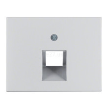Лицьова панель розетки RJ45 Berker 14077003 K.5, алюміній, метал · Berker · berker-14077003