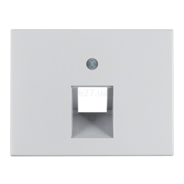 Лицьова панель розетки RJ45 Berker 14077003 K.5, алюміній, метал · Berker · berker-14077003