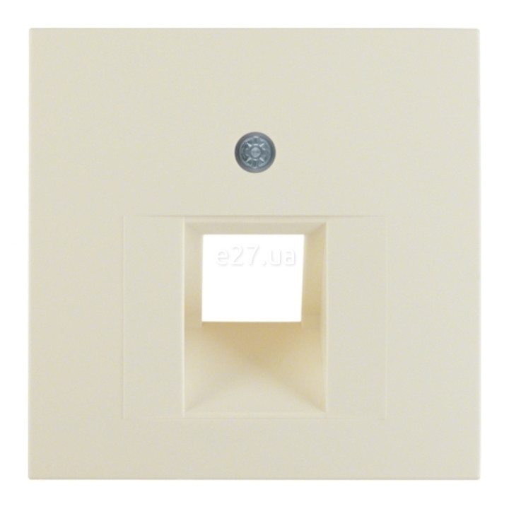 Лицьова панель розетки RJ45 Berker 14078982 S.1/B.3/B.7, білий, пластик · Berker · berker-14078982