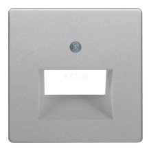 Лицьова панель розетки RJ45 Berker 14096084 Q.1/Q.3/Q.7, алюміній, пластик · Berker · berker-14096084