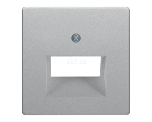 Лицьова панель розетки RJ45 Berker 14096084 Q.1/Q.3/Q.7, алюміній, пластик