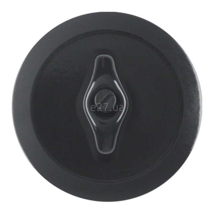 Лицьова панель вимикача Berker 164701 1930/Glas, чорний, пластик · Berker · berker-164701