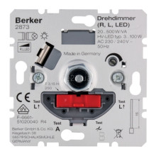 Димер для світлодіодних ламп Berker 2873, для врізного монтажу · Berker · berker-2873