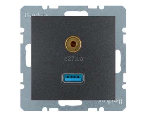 Розетка Jack 3,5 mm Berker 3315391606 S.1