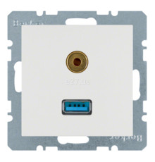Розетка Jack 3,5 mm Berker 3315391909 S.1