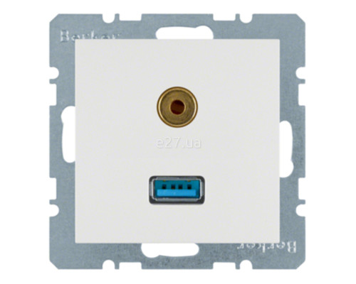Розетка Jack 3,5 mm Berker 3315391909 S.1