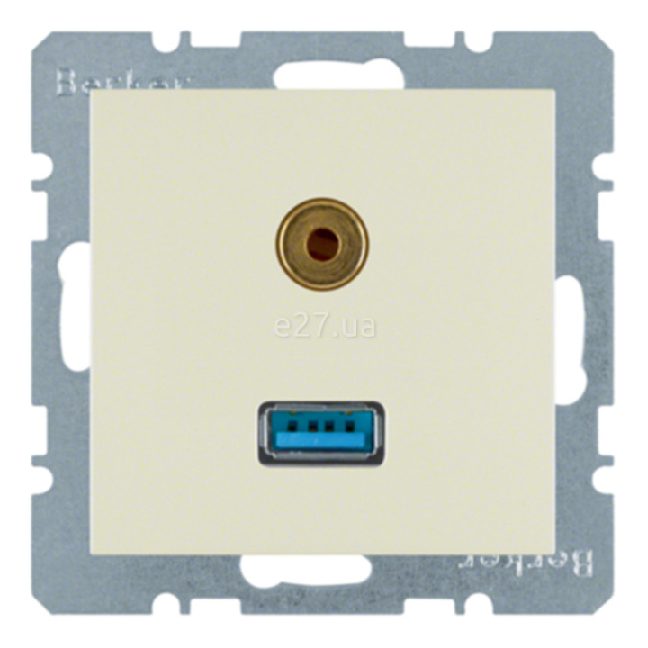 Розетка Jack 3,5 mm Berker 3315398982 S.1 · Berker · berker-3315398982