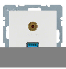 Розетка Jack 3,5 mm Berker 3315398989 S.1