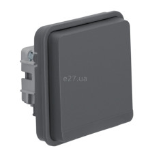 Розетка 220В Berker 47063525 W.1, 16A, сірий, пластик, ip55