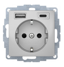 Розетка 220В з USB Berker 48041404 S.1